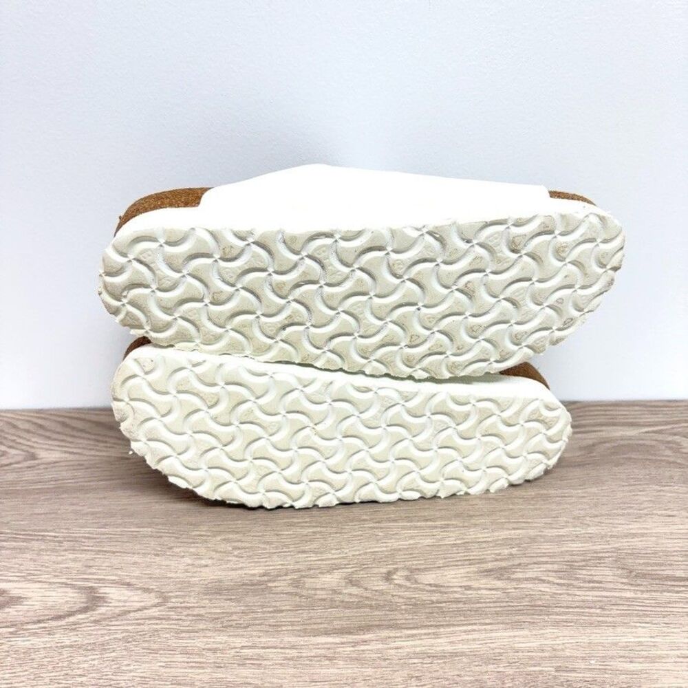 Birkenstock Papillio Arizona White Flex Platform Sandals Sz 39 US 8-8.5 Narrow - Picture 8 of 9